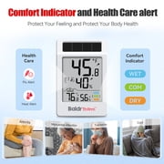 BaldrTherm Digital Solar Powered Indoor Outdoor Thermometer