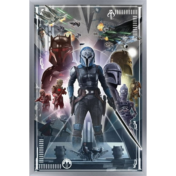 24X36 Star Wars: The Mandalorian Season 3 - The Ballad of Bo-Katan Kryze Wall Poster, 24" x 36" Framed