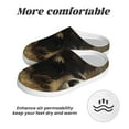 thumbnail image 6 of Fotbe Football Loving Hamster Pattern Women's Fuzzy Curly Fur Memory Foam Loafer Slippers Indoor Outdoor Slippers Winter Home Shoes-35/36, 6 of 7