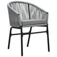 thumbnail image 2 of vidaXL 5 Piece Garden Dining Set Grey, 2 of 4