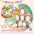 thumbnail image 3 of 50 Pcs Plastic Easter Eggs Bulk Empty Eggs 2.36'' Fillable Easter Egg Shakers Percussion Musical Egg Surprise Egg Hunt for Easter Gifts Prize Party Supplies Decorations(Gold), 3 of 10