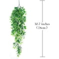 thumbnail image 6 of Sinhoon Artificial Ivy, Hanging Vine Plastic Plants Grass Leaves Foliage Vines, UV Resistant Greenery Fake Flowers for Home Indoor Outdoor Garden Door Wall Wedding Party DIY Decoration - Green 2 Pack, 6 of 7