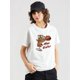thumbnail image 1 of Women's Casual Crew Neck T-Shirt with "for Man Eater" Graphic Print, Medium Stretch, Fashionable Short Sleeve Top for Spring/Summer/Fall, 1 of 5