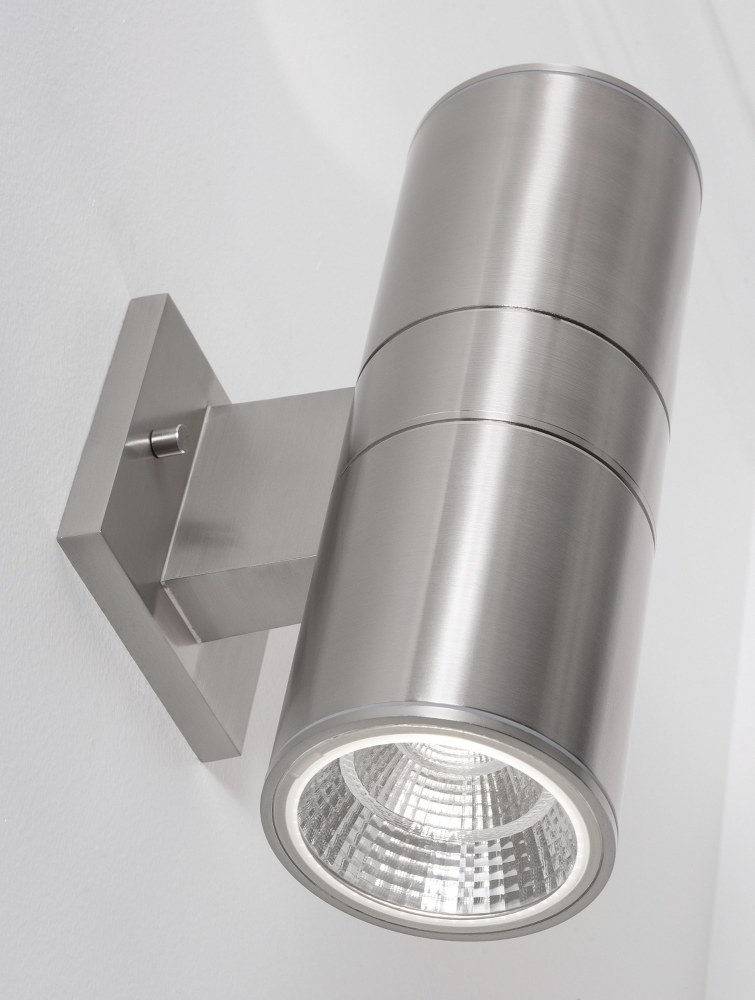 AFX  Everly Outdoor LED Wall Sconce - Adjustable CCT 12" Height - Satin Nickel