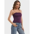 thumbnail image 5 of Women's Tube Crop Tops Strapless Cute Sexy Basic Solid Casual Cami Tops, 5 of 6