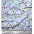 thumbnail image 1 of Soimoi Rayonne Tissu Dot, Feuilles & Tissu Imprimé Floral 1 Yard 42 Inch Wide, 1 of 3