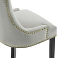 thumbnail image 6 of Modway Marquis 20.5" Velvet Dining Side Chairs in Dusty Rose Pink (Set of 2), 6 of 9