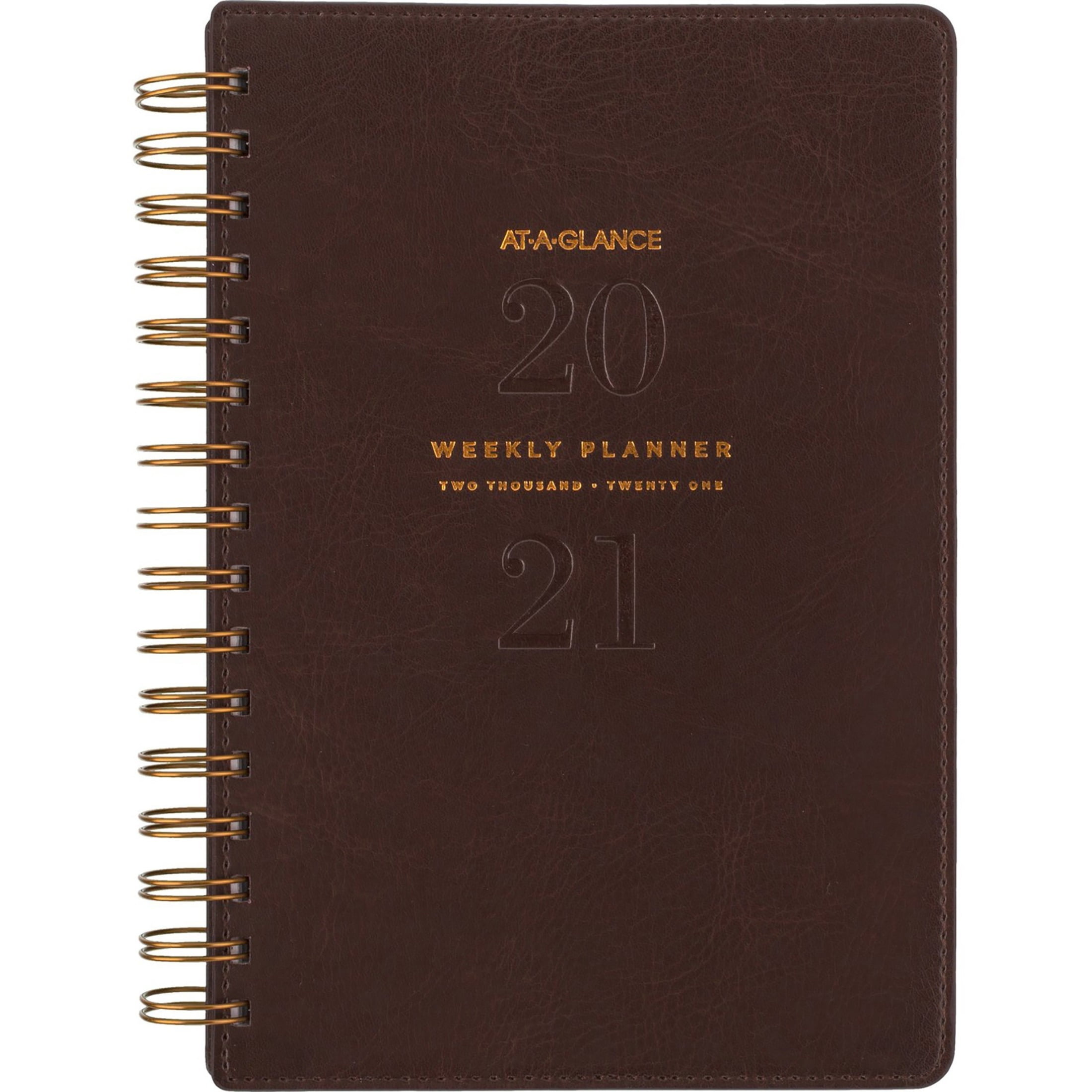2022 Monthly Planner Monthly Planner 2022 with Tabs Leather Calendar brown-2 