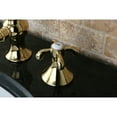 thumbnail image 3 of Kingston Brass KC7162TX 8 in. Widespread Bathroom Faucet, Polished Brass, 3 of 4