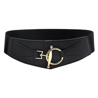 CBGELRT Wide Leather Belts for Women Plus Size Elastic  display picture 3