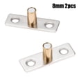 thumbnail image 1 of 2pcs Wooden Door Sliding Guide Locator Stopper Cabinet Drawer Slides Hardware, 1 of 1