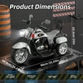 thumbnail image 6 of XJD Kids Electric Motorcycle, 6V Battery Powered Ride on Chopper Motorcycle with Horn, Headlights, 3 Wheels Electric Motorcycle for Children, White, 6 of 10