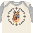 thumbnail image 4 of Inktastic German Shepherd Dog Art Gift Boys or Girls Long Sleeve Baby Bodysuit, 4 of 5