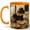 Orange, variant on Paris Café Artist 11oz Ceramic Mug, Sketchbook Coffee Art