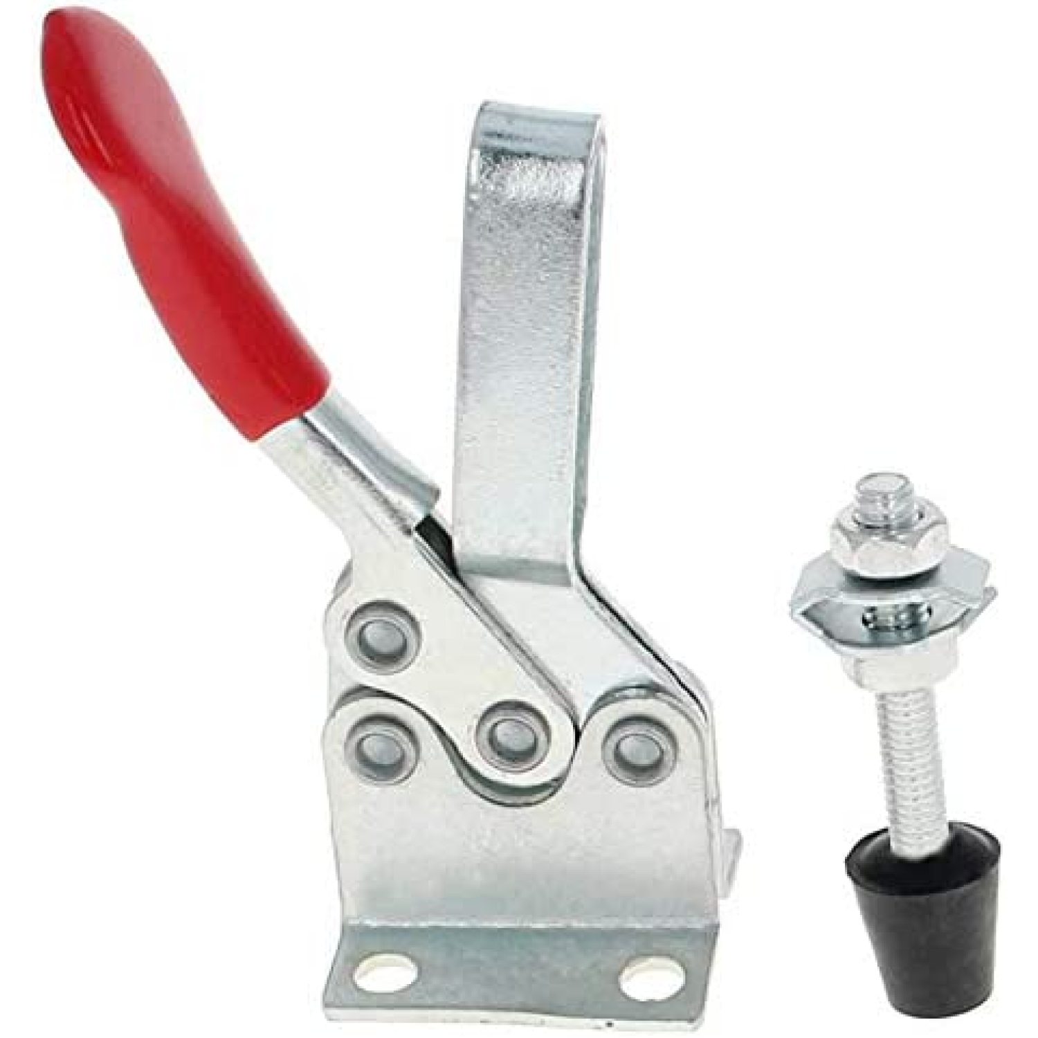 CintBllTer Toggle Clamp GH201B Antislip Red Horizontal Clamp Quick