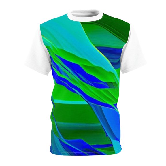 Green Flow AOP T-Shirt (S-3XL)