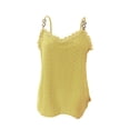 thumbnail image 4 of Rciityk Dressy Tank Top for Women Blouses Summer Fashion Womens Lace Casual V-Neck Vests Blouse T-Shirt, 4 of 5