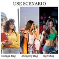 thumbnail image 5 of Bolsos cruzados para mujer bolso con asa superior y correa de hombro ajustable, 5 of 5