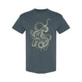 thumbnail image 1 of Octopus Hand Drawing Graphic T-Shirt Women -Image by Shutterstock, Female Medium, 1 of 2