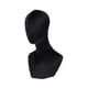 thumbnail image 3 of Cabeza de maniquí, busto de hombros, organizador de exhibición de joyas, maniquí calvo Negro, 3 of 9