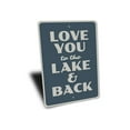 thumbnail image 3 of Lake Love Novelty Decor, Metal Wall Sign - 10x14 Inches, 3 of 4