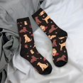 thumbnail image 4 of JUNZAN Labrador Retriever Dog Mens Funny Socks for Men Women Colorful Fun Novelty Crew Patterned Socks, 4 of 6