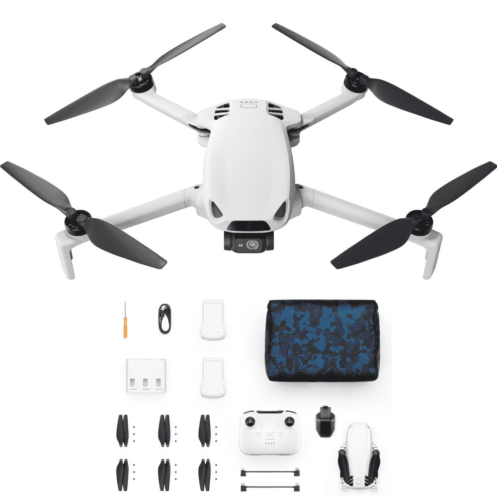 Skyrover S1 Mini Drone Combo with 3 Batteries, Drone with Camera 4K/60fps Video, 3-Axis Gimbal, Auto Track, One-Tap Takeoff/Landing, Foldable Gps Drone for 16+Ages