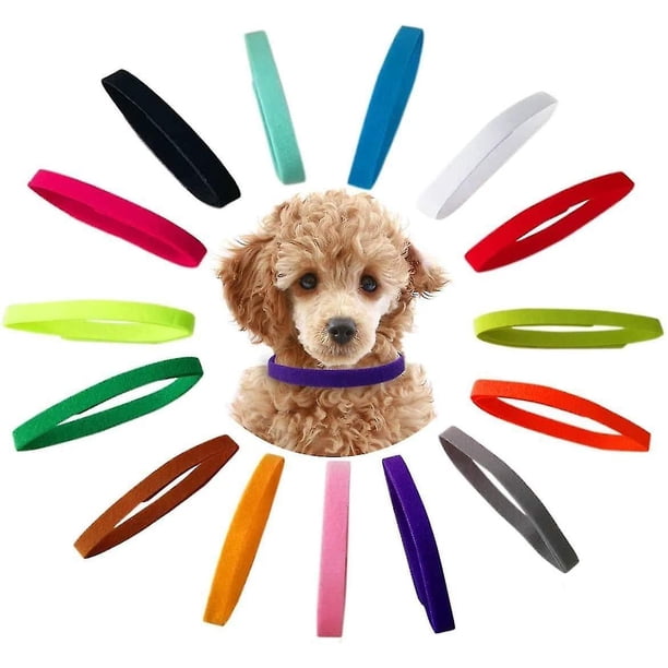 15 colores cachorros de parto Id mascota perro gato collares suave ajustable