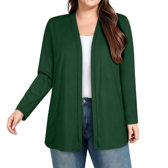 cocolona Womens Oversized Cardigan Long Sleeve Lightweight Open Front Casual Layering Fall Tops