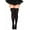 BLACK, variant on Women's Opaque Nylon Thigh Highs