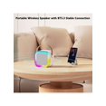 thumbnail image 4 of Portable Wireless Karaoke Speaker With Wireless Microphone, HIFI Stereo Sound KTV Speaker System, Wireless Speaker With RGB Colorful LED Lights,Modified Voice,Karaoke Machine For Outdoor,SportsTravel, 4 of 17