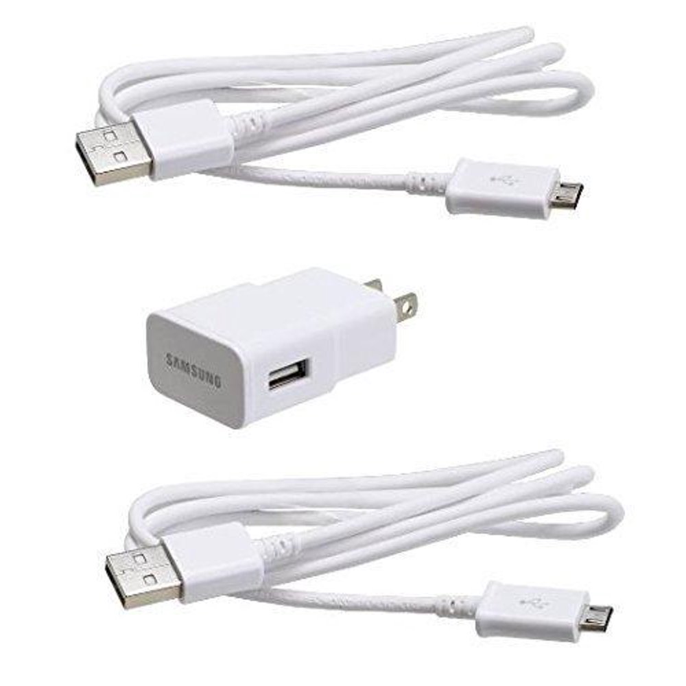 Samsung OEM 2 Amp Adapter 5Feet Micro USB Data Sync Charging Cables