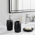 thumbnail image 4 of Diamond Bath Tumbler Cup Holder or Toothbrush Holder Black, 4 of 7