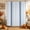 Blue, variant on Brown Lines Shower Curtain, Waterproof Shower Curtains for Bathroom, Modern Simple Vertical Stripes Washable Fabric Bathtub Curtain Set Bath Decor with 12 Hooks 48"x72"