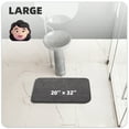 thumbnail image 3 of PABUBE Bathroom Rug Non-Slip Bathroom Mat 24"x36" Shag Bath Rugs w/1.6" Microfiber, Absorbent Bath Mat, Machine Washable, Dark Gray, 3 of 9
