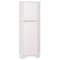 thumbnail image 1 of Wright Home Armoire de Rangement d'Angle Moderne en Bois Manufacturé à 2 Portes en Blanc, 1 of 5