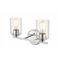 thumbnail image 2 of ML Lighting 3682-CH Transitional Two Light Vanity from None Collection in Chrome Finish, 2 of 4