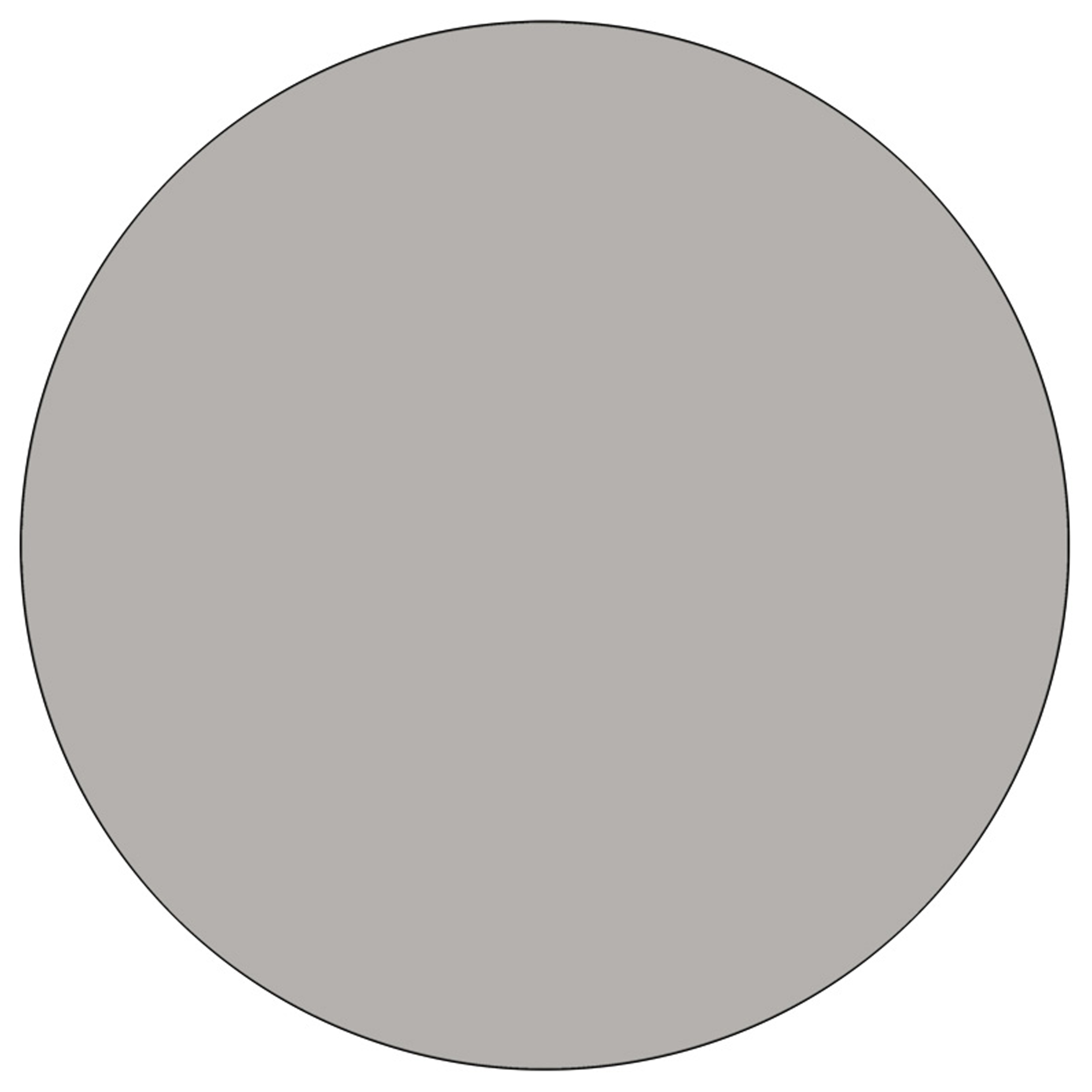 Flash Furniture 48'' Round Grey HP Laminate Activity Table - Standard Height Adjustable Legs - image 4 of 4