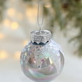 thumbnail image 6 of 6PCS Large Christmas Ornaments - 60mm White Shatterproof Hanging Balls for Xmas Tree, Holiday & Festive Decorations, 6 of 7