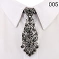 thumbnail image 2 of Cravate en Strass Mode Ajustable Cravate de Fête Cravate en Strass pour Hommes Femmes, 2 of 10