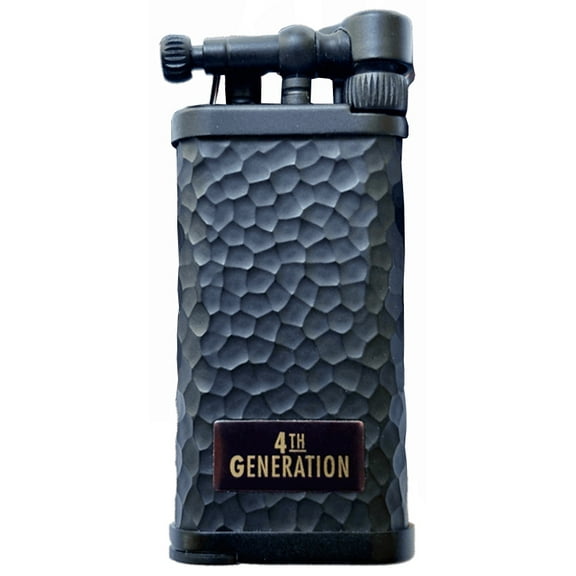 4th Generation IM Corona Old Boy Perique Black Soft Flame Pipe Lighter - 7964