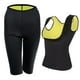 thumbnail image 2 of Traje deportivo para mujer, neopreno para mujer, conjunto de top y pantalón, conjunto moldeador para entrenamiento XXXL, 2 of 9