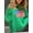 Green, variant on Men's Navy Blue USA Flag Knit Sweater - Crewneck Pullover for Patriotic Style