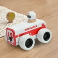 thumbnail image 4 of bxhwj Wooden Push Toy Cars for Toddlers 1-3 Years, Fire Truck Ambulance Police Vehicle Set, Montessori Learning Toys for Baby Boys Girls, Eco Friendly Role Play Gift with Rounded Edges, 4 of 6