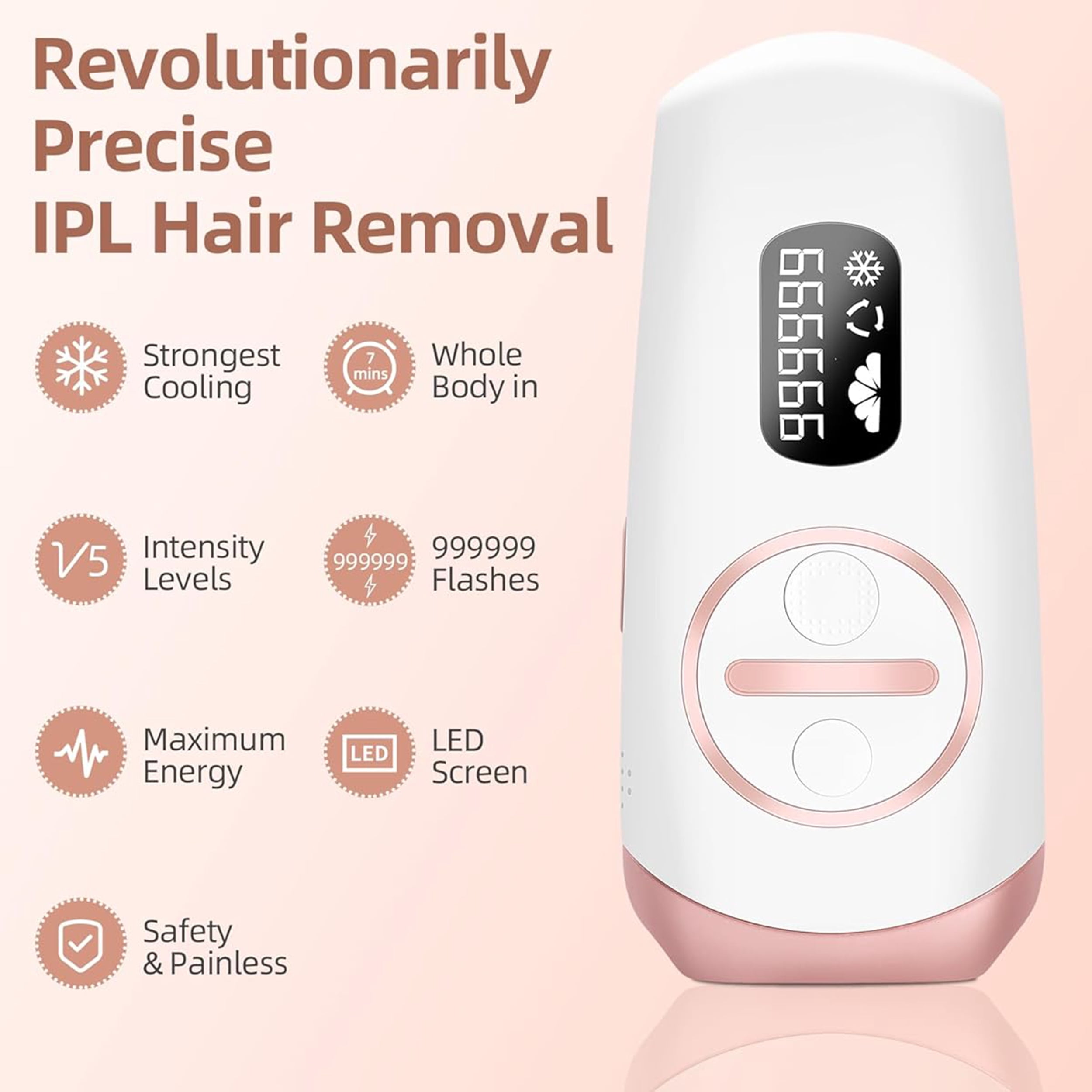 999,999 Flashs Laser Hair Remover for Women & Men