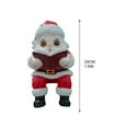 thumbnail image 3 of Adornos navideños, decoraciones navideñas, regalos de Navidad, adorno de escritorio de Papá Noel leyendo, luz nocturna de escritorio de Papá Noel, decoraciones festivas, 3 of 9