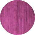 thumbnail image 1 of Ahgly Company Indoor Round Abstract Purple Modern Area Rugs, 7' Round, 1 of 4