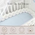 thumbnail image 3 of Almohada de bola de nudo largo tejida, bola de nudo, cama decorativa para habitación de niños, 3 of 5