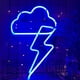 thumbnail image 3 of 1 pieza de luz de neón, letreros de neón de nube, luces de neón azules, letreros de luz de neón para paredes de dormitorio, luces de noche de neón para niños, letreros de neón LED, batería/luz de neón USB, letreros de luz de neón para fiesta Sailing Electrónica, 3 of 5