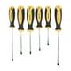 thumbnail image 1 of Juego 6 pzs Desarmadores Mango Bimaterial Keer Punta magnetica Amarillo Acero Destornilladores, 1 of 3